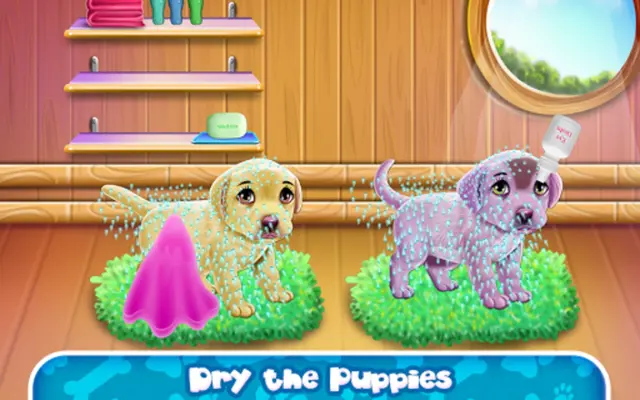 Labrador Quadruplets Newborn Caring android App screenshot 2